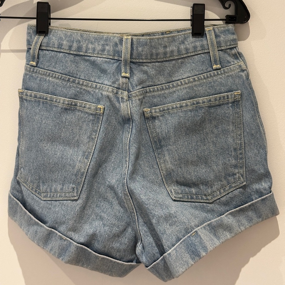 American Apparel Light Blue Jean Shorts - Picture 5 of 5